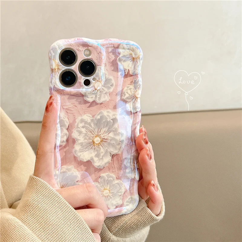 S0ddb07f168d64343b43d6b9e98757f6aZ-1.webp Luxury Laser Flowers Glitter iPhone Case For iPhone 17 Air 16 Pro Max 15 14 13 12 11 Plus Fashion Soft Silicone Shockproof Cover