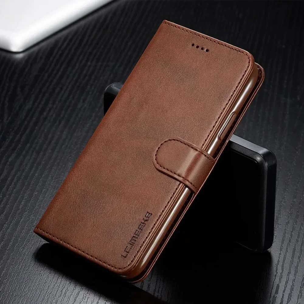 S0e97527c114b44ed80417d4defc6f8f3z.webp Leather Wallet Case for iPhone Air 17 16 15 14 13 12 Pro Max Mini 11 XS XR SE 2020 Plus 5S 16e Luxury Flip Cover Coque Card Slot