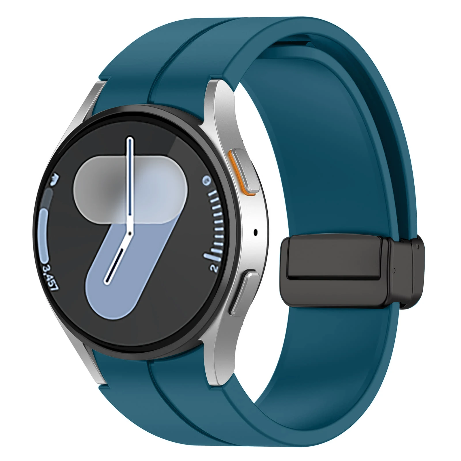 S10828081648b433aace7acbe3920d173o-2.webp Original Silicone Band For Samsung Galaxy Watch 7 6 5 4 FE 44mm 40mm/5 pro 45mm Magnetic Bracelet watch6 Classic 43mm 47mm strap
