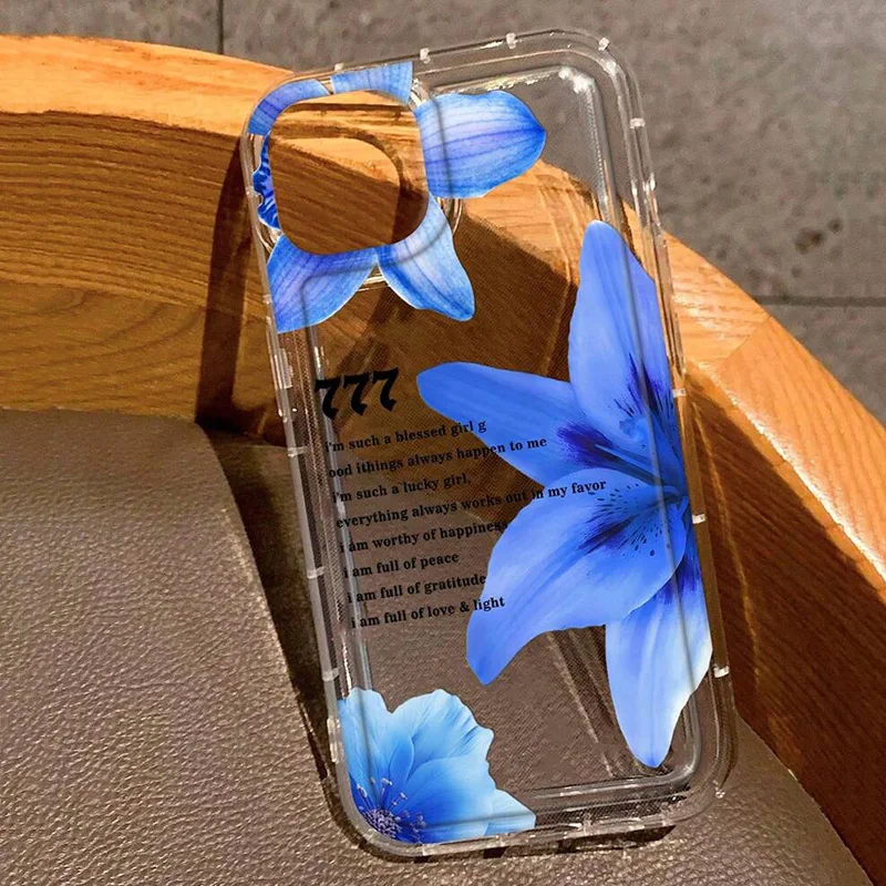 S1107494efb3b46aa9a700eb039aa4863l-6.webp Soft Phone Case For iPhone 17 16 15 14 13 12 11 Pro Max Air 16E XS X XR 7 8 Plus SE2 Mini Vibrant Flower Lily Print Clear Cover