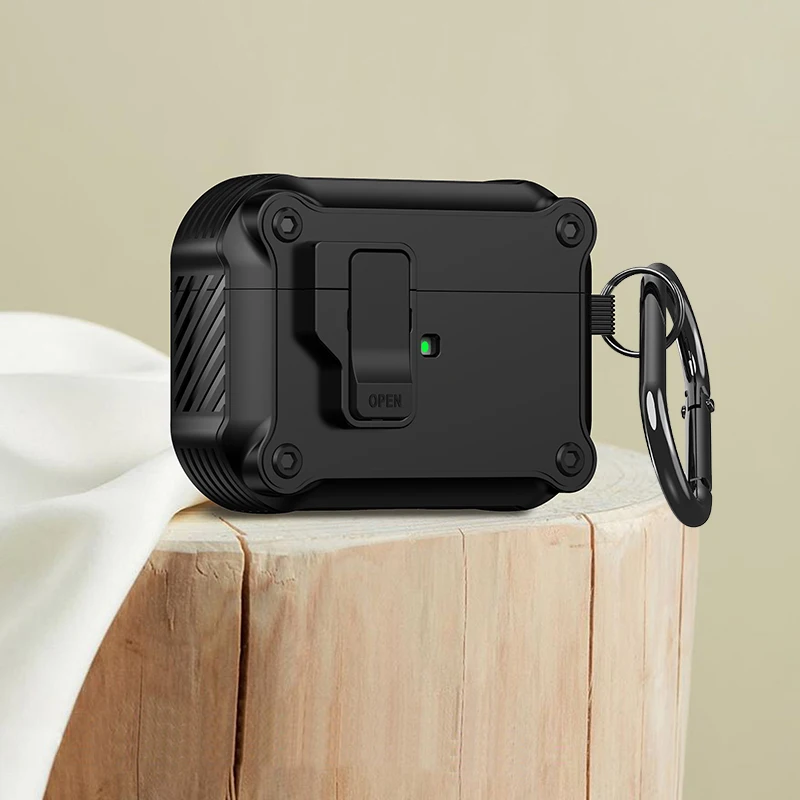 S121a26d35b9b4f0481032ce457d21b83t.webp Security Lock Cover for AirPods Pro 3 2025 Case for AirPods Pro2 Pro 2nd 2023 Cases Shockproof Cover For Airpods 4 4th 3 Fundas