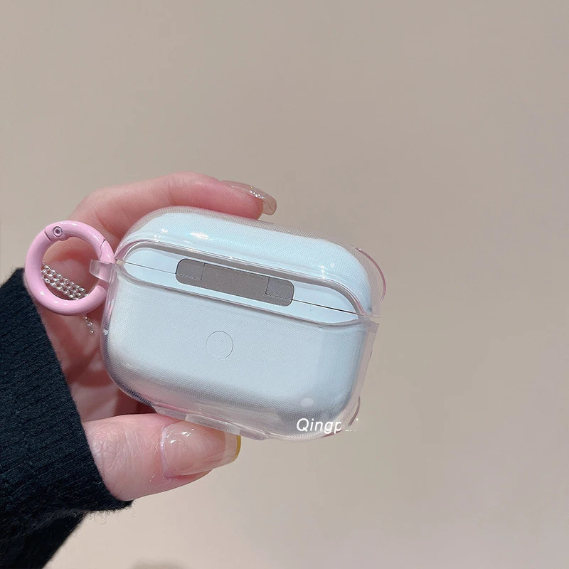 S123df0a78c474e7fb9fc1ee5bf4c4cb9o.webp 3D Pink Bow Earphone Case For AirPods 4 3 2 1 Pro 2 TPU Cover Floral Girls Coque For AirPods Pro2 Pro 2 2nd 4th Cases With Hook