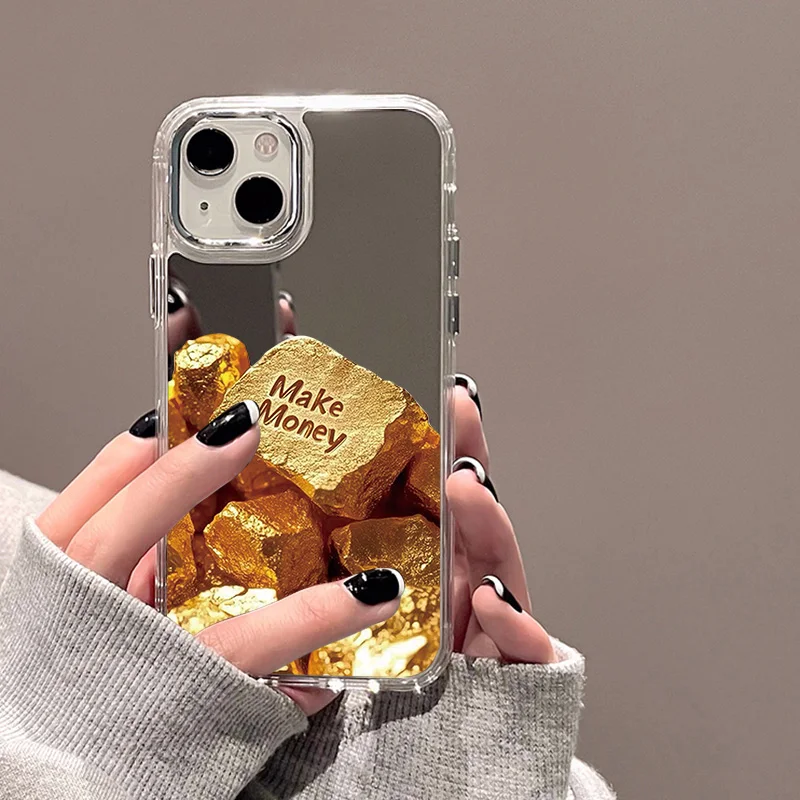 S130254b336384c0ab8c244b7475fbb2bz.webp Love Heart Mirror Phone Case For iPhone 17 Pro Max Case iPhone 16 13 15 11 12 14 Pro Max 17 Air XR XS X Shockproof Bumper Cover
