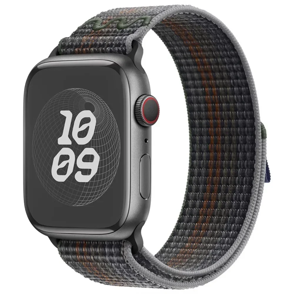 Nylon Sport Strap for Apple Watch Band 49mm for Loop Bracelet iWatch S10 9 8 7 6 5 4 3 se2 Ultra 2 46mm 45mm 44mm 41mm 42mm