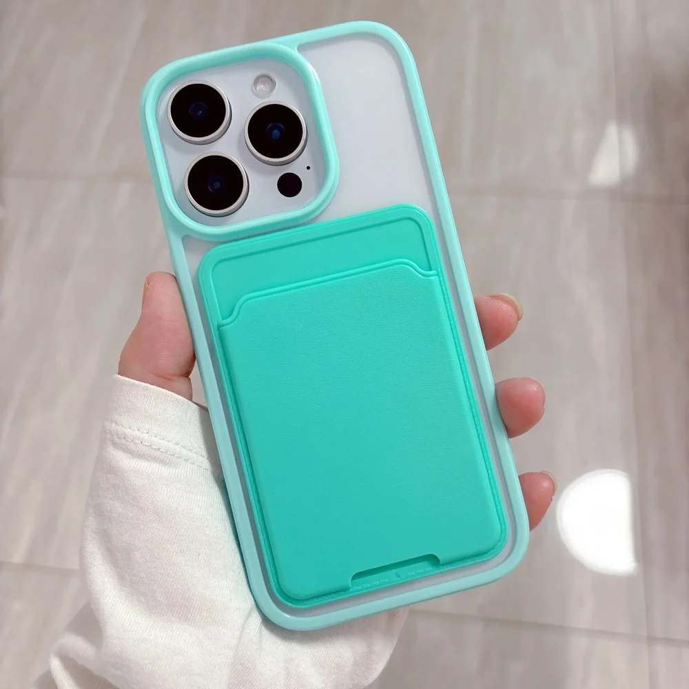 S1442f7439d524e6892200eb0e4eb9bcfp.webp Luxury Candy Card Bag Wallet Phone Case For iPhone 17 16 15 14 13 12 11 Pro Max XS XR X 7 8 Plus Shockproof Bumper Cases Cover