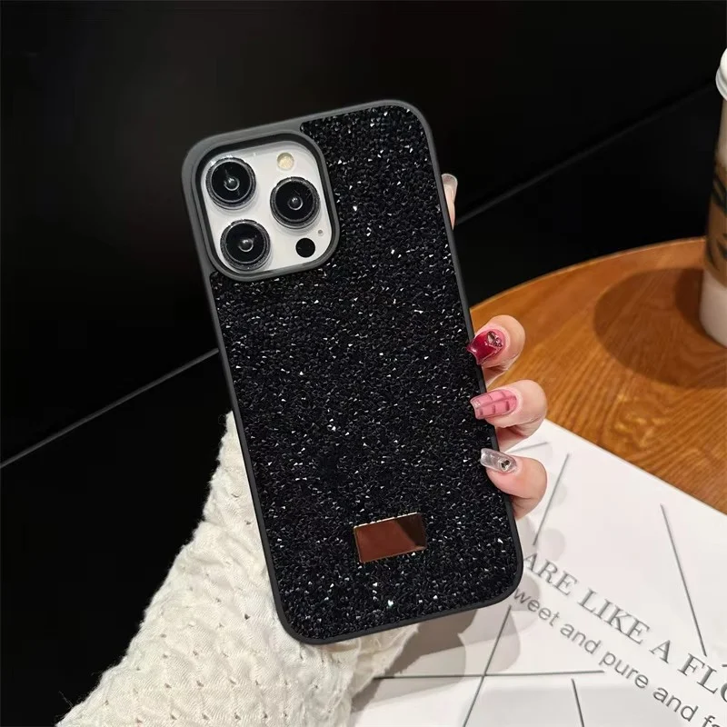 Luxury Rhinestone Diamond Phone Case For iPhone 11 12 13 14 15 16 17 Pro Max 16 Plus The Shiny Diamond Shockproof Protecti Cover