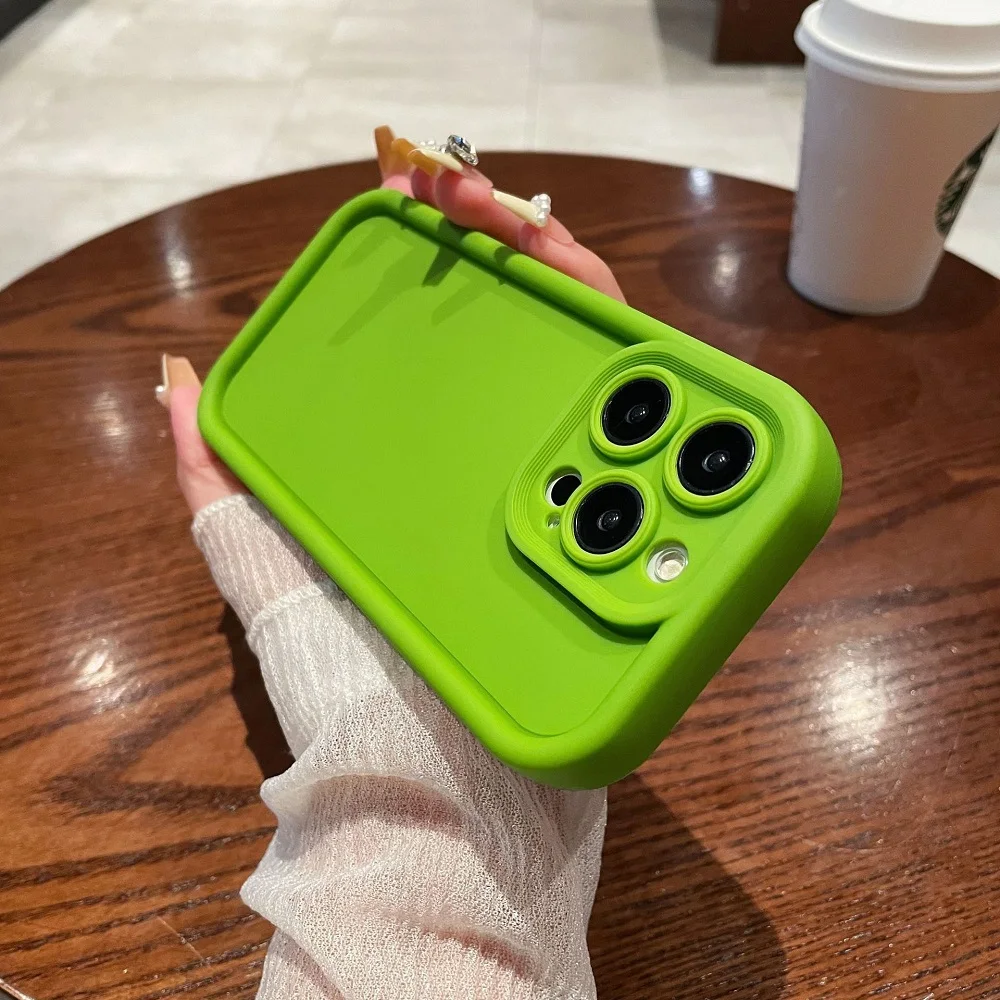 S19d5b864ed6b4715a88d22151a1eefeeh-1.webp Soft Solid Color Shockproof Phone Case For iPhone 16 15 14 13 12 11 Pro Max XS X XR 8 7 Plus SE 2022 Plain Silicone Bumper Cover