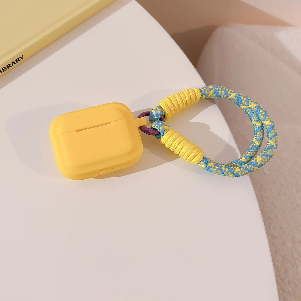 S1b06e32eaa494e6b9aa7ac65d7d5ffbae.webp Earphone Case with Lanyard Strap for AirPort Pro 2 2022 2nd Generation Air Pods 3 2 1 3rd Gen Cover Accessories
