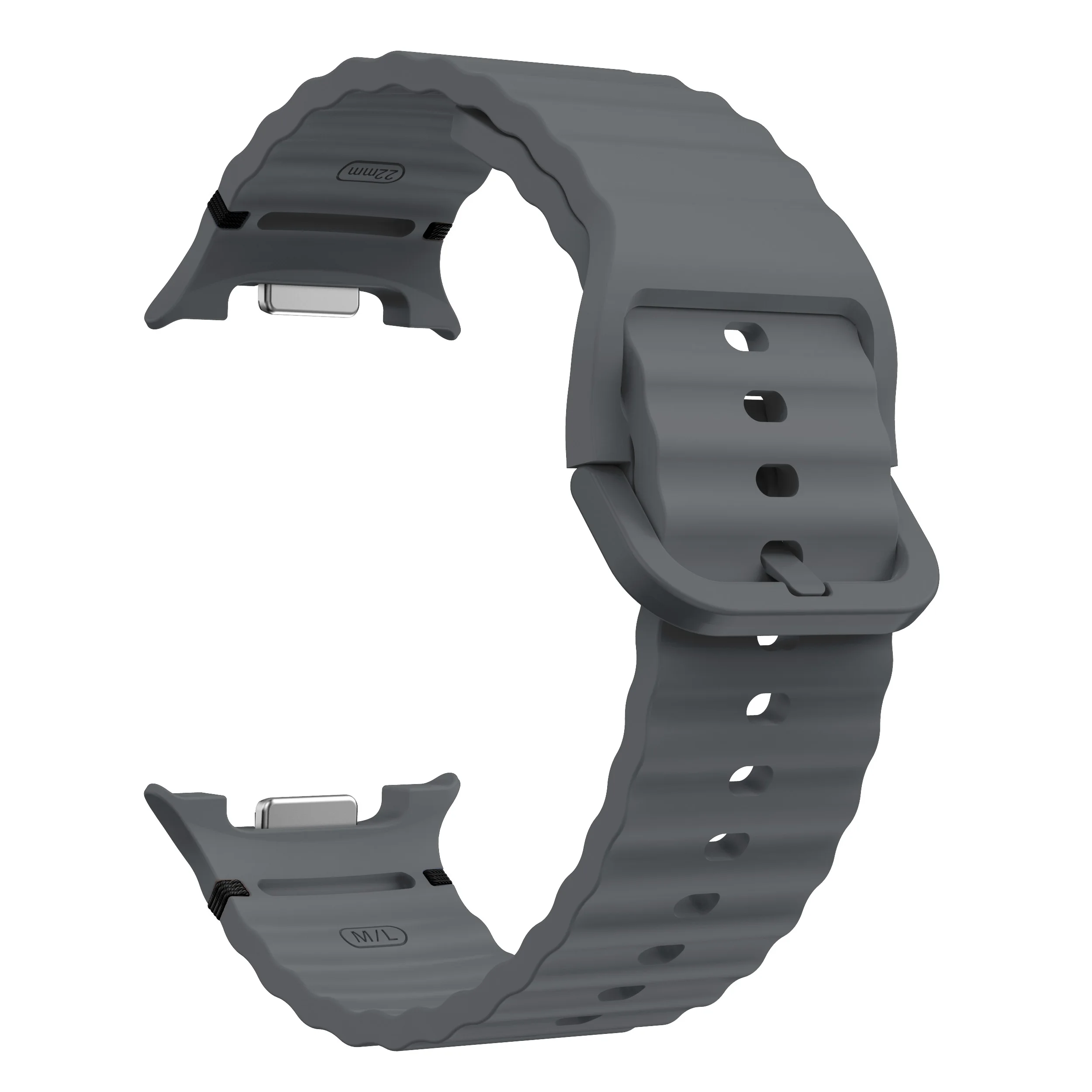 Original Silicone Strap For Samsung Galaxy Watch 8 Classic 46mm Sports Breathable Bracelet Wristband For Galaxy Watch 8 44/40mm