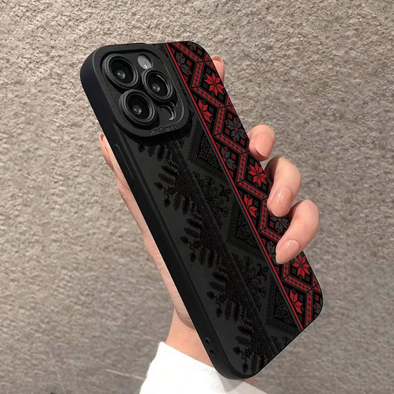 S1cbefca6705743619ff1d0f8b1adeefaf.webp Vintage Totem Painting Shockproof Phone Case For iPhone 17 16 15 14 13 12 11 Pro Max XS X XR 7 8 Plus SE 2022 13 Mini Soft Cover