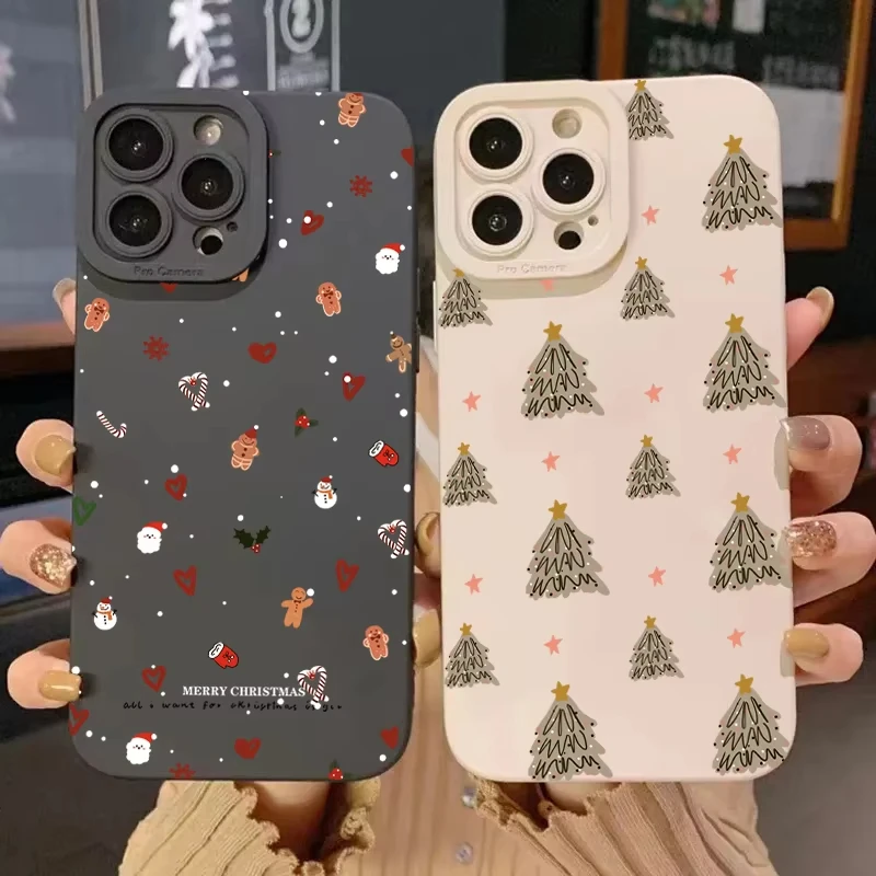 S1e3a5a59ac0e46a5bb5717a9b5f83be92-1.webp Cute Christmas Pattern Phone Case For iPhone 11 12 13 14 15 16 17 Pro Max 17 Air 16E XS X XR 7 8 Plus SE Shockproof Soft Cover