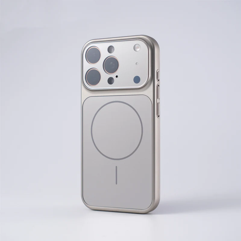 Frosted Camera Lens Protection Magnetic MagSafe Case For iPhone 17 17Pro Max 16 Pro 15 14 13 Matte Wireless Charging Armor Cover
