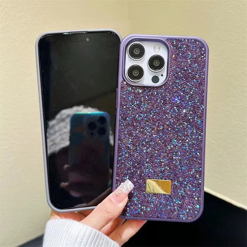 Luxury Rhinestone Diamond Phone Case For iPhone 11 12 13 14 15 16 17 Pro Max 16 Plus The Shiny Diamond Shockproof Protecti Cover