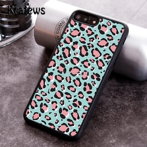 S21aaa555c27c4ba8892114493841c42e0.webp Krajews Colorful Leopard Texture Phone Case For iPhone 17 Air 16 15 14 11 12 13 Pro MAX Plus cover shell coque