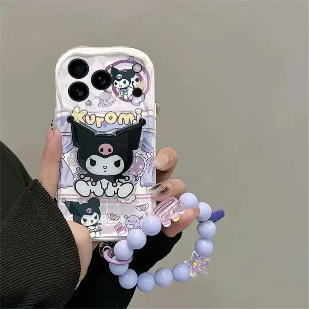 S2260884e3c73420386b16def1cafaf2dk-3.webp Y2K Pink Case for IPhone 17 Air 17 Pro 16 15 14 13 12 Pro Max Plus Mini 16e 3D Wave Kitty Bracket Griptok Silicone Cover