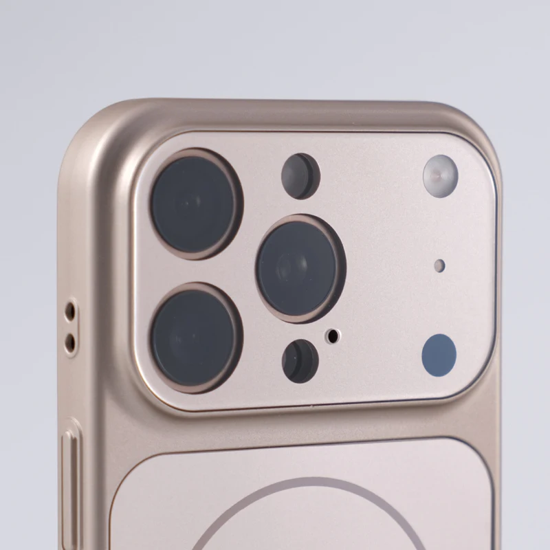 Frosted Camera Lens Protection Magnetic MagSafe Case For iPhone 17 17Pro Max 16 Pro 15 14 13 Matte Wireless Charging Armor Cover