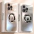New Luxury Matte PC Big View Glass Lens Protection Case for iPhone 17 Air 16 15 14 13 12 11 Pro Max Plus Magsafe Magnetic Cover