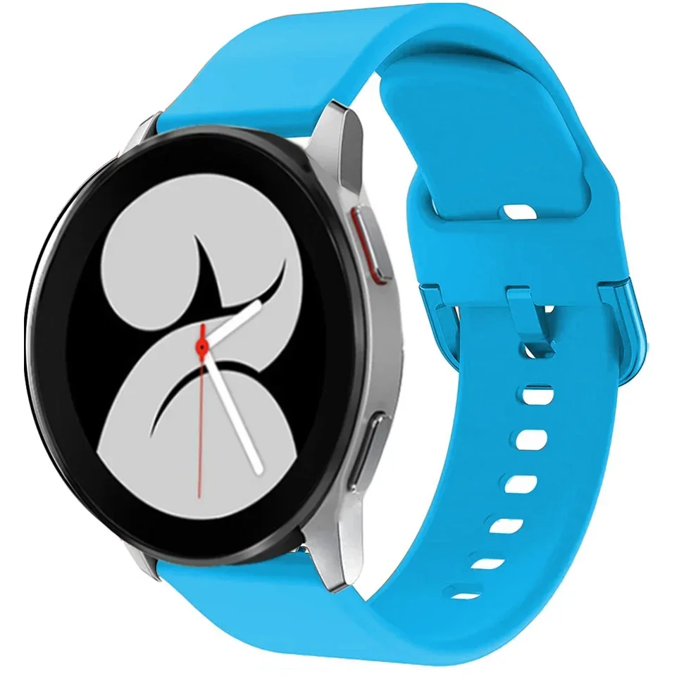 S2695f0ff29d845589ae70db64c7c3674k.webp 22mm 20mm Strap for Samsung Galaxy watch 4 5 pro 45mm Gear s3 Active 2 silicone smartwatch braceletband amazfit GTS 4 2 GTR band