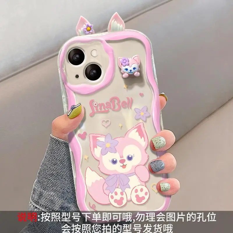 3D Cartoon Rabbit Case For iPhone 16 15 14 Plus 13 12 Mini 11 Pro XR XS Max