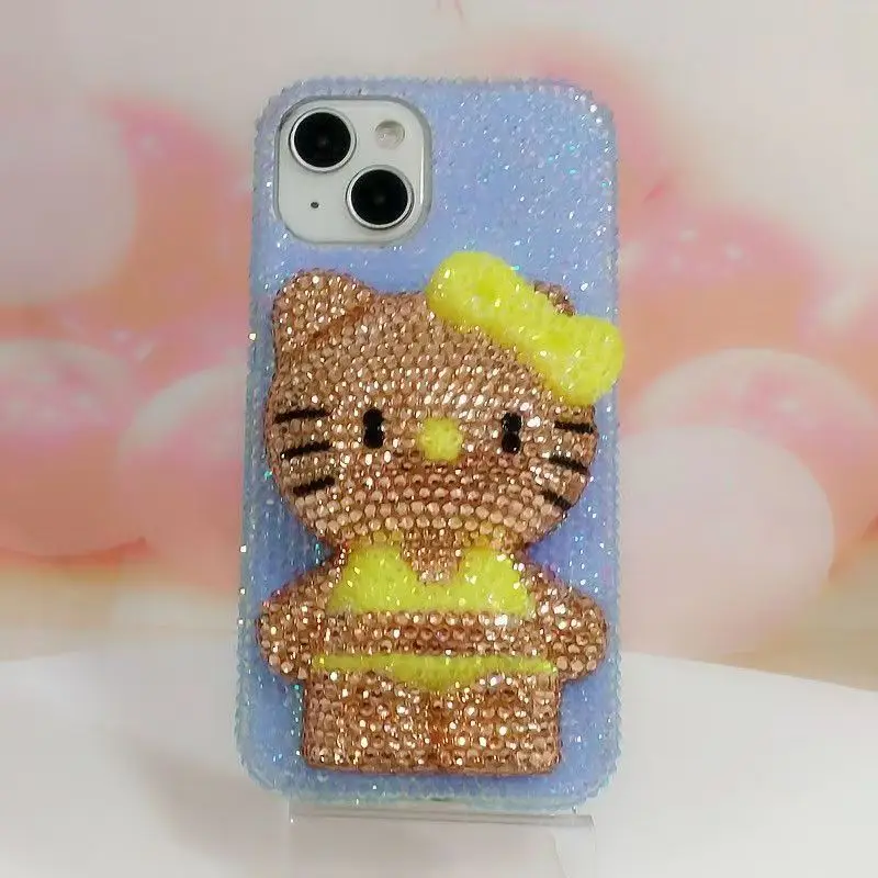 S26b7fb084f26423ebd6151a644e77205R.webp Kawaii Kitty Cartoon Cat Rhinestone Bling Crystal Phone Case Chain for Iphone 16 12 13 14 15Pro Max X Xs Xr 7 8 Plus Se 2 3 10 Cartoon
