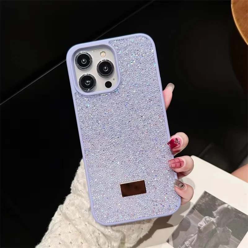 Luxury Rhinestone Diamond Phone Case For iPhone 11 12 13 14 15 16 17 Pro Max 16 Plus The Shiny Diamond Shockproof Protecti Cover
