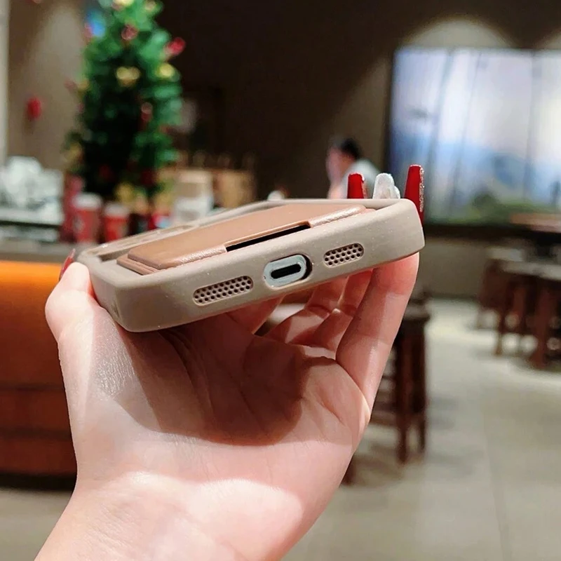 Luxury Silicone Wallet Phone Case For iPhone 17 16 15 14 11 13 12 Pro Max Air 16E 16 15 Plus Card Holder Slot Shockproof Cover