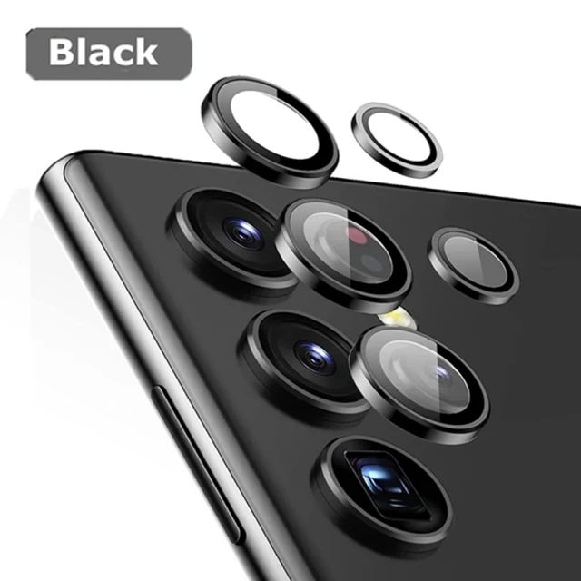For Samsung S25 S24 S23 Ultra Camera Lens Protector Aluminum Alloy Metal Tempered Glass Camera Film For Galaxy S22U Accessories