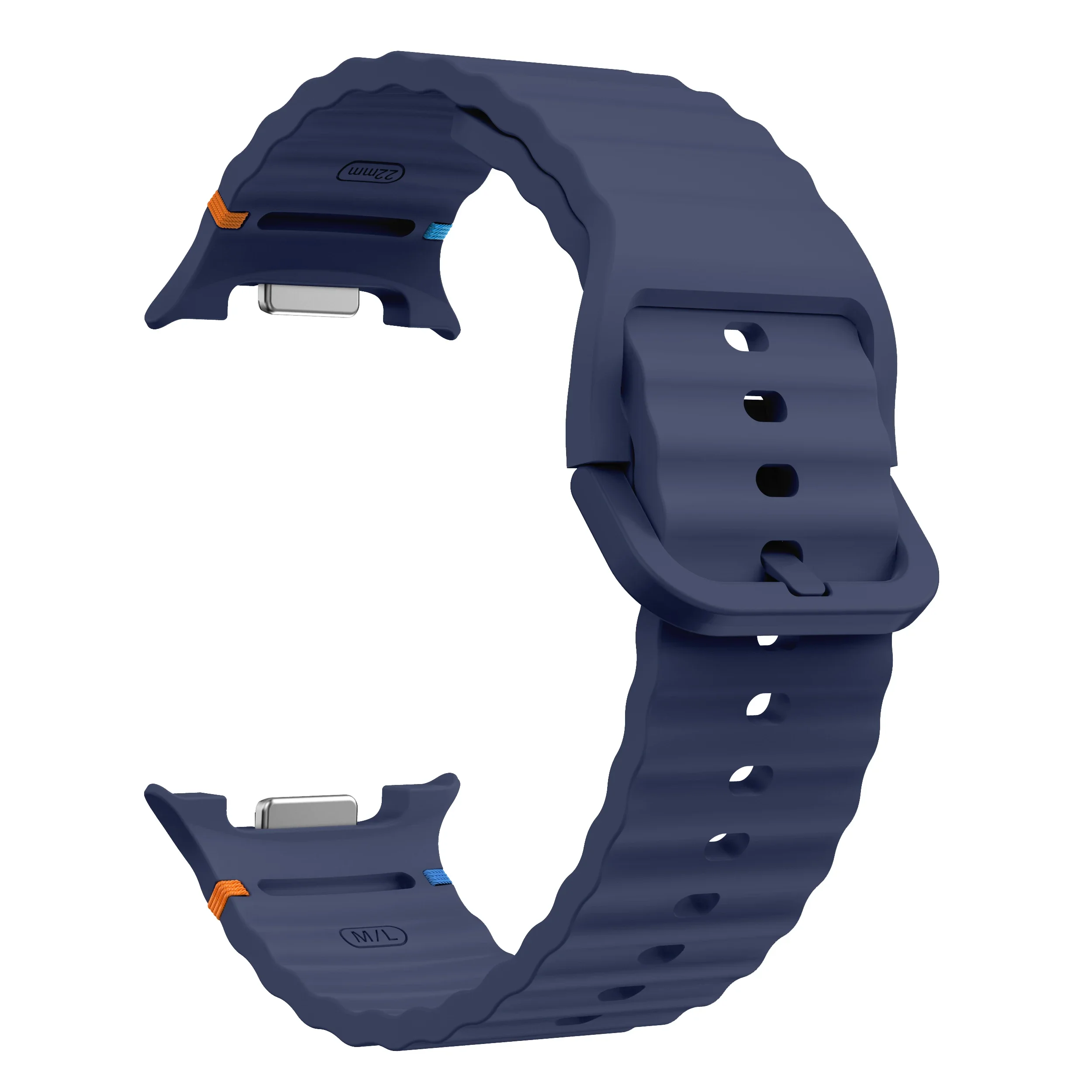 Original Silicone Strap For Samsung Galaxy Watch 8 Classic 46mm Sports Breathable Bracelet Wristband For Galaxy Watch 8 44/40mm