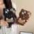 3D Cartoon Kittty Phone Case for iPhone 16 Plus 15 14 13 12 Pro Max Sexy Leopard Print Bowknot Cases Soft Silicone Cover
