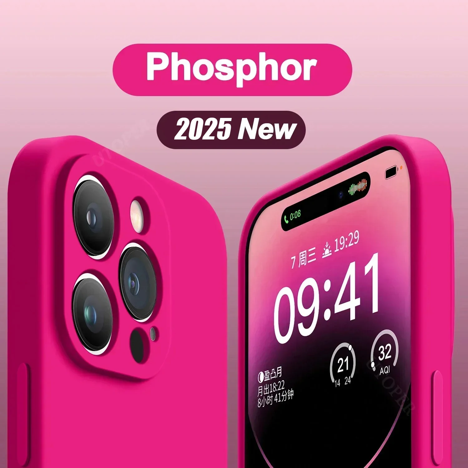 S2ed792fb7b8f45be84b2540b64b562cbh.webp Brown New Liquid Silicone Camera Protection Case for iPhone 16 15 14 13 11 12 Pro Max Plus Soft Shockproof Colorful Cover