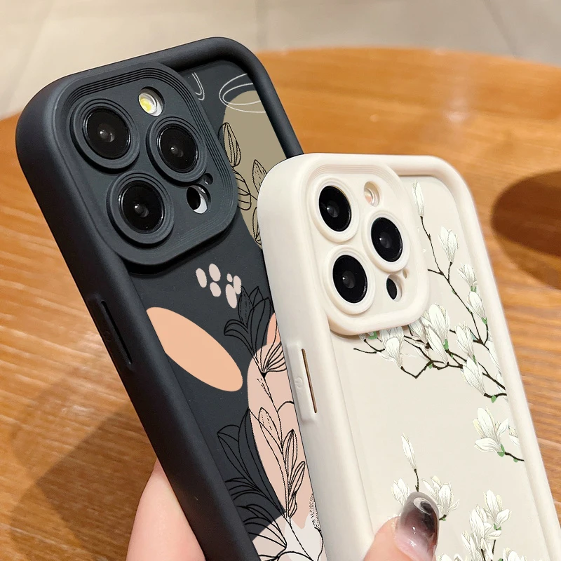 S3132332104ea4c91b417fee6d3dc3ac5T.webp Magnolia Flower TPU Case For iPhone 17 16e 16 15 Pro Max 14 13 12 11 Pro Max 17 Air Shockproof Bumper Soft Silicone Phone Cover