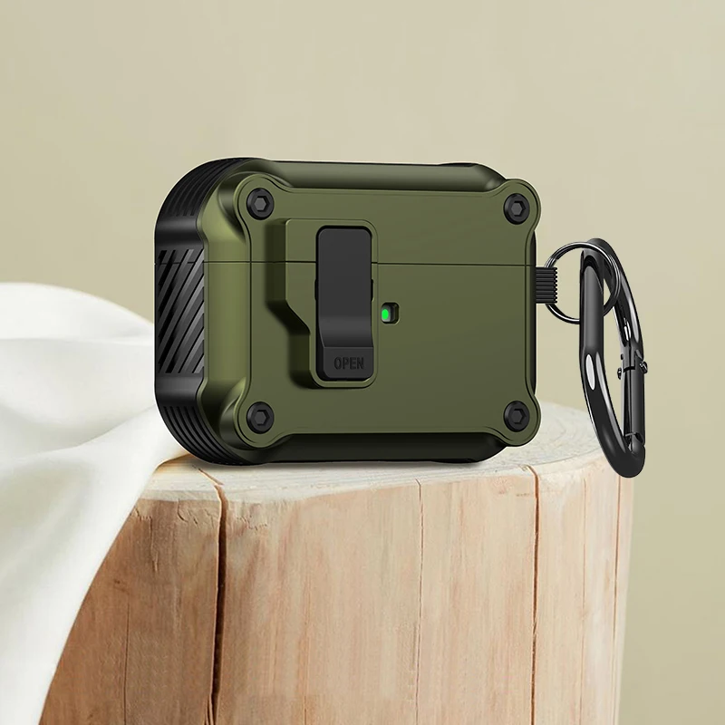 S334345960e5d4b7fb2aeafaaf1180283g.webp Security Lock Cover for AirPods Pro 3 2025 Case for AirPods Pro2 Pro 2nd 2023 Cases Shockproof Cover For Airpods 4 4th 3 Fundas
