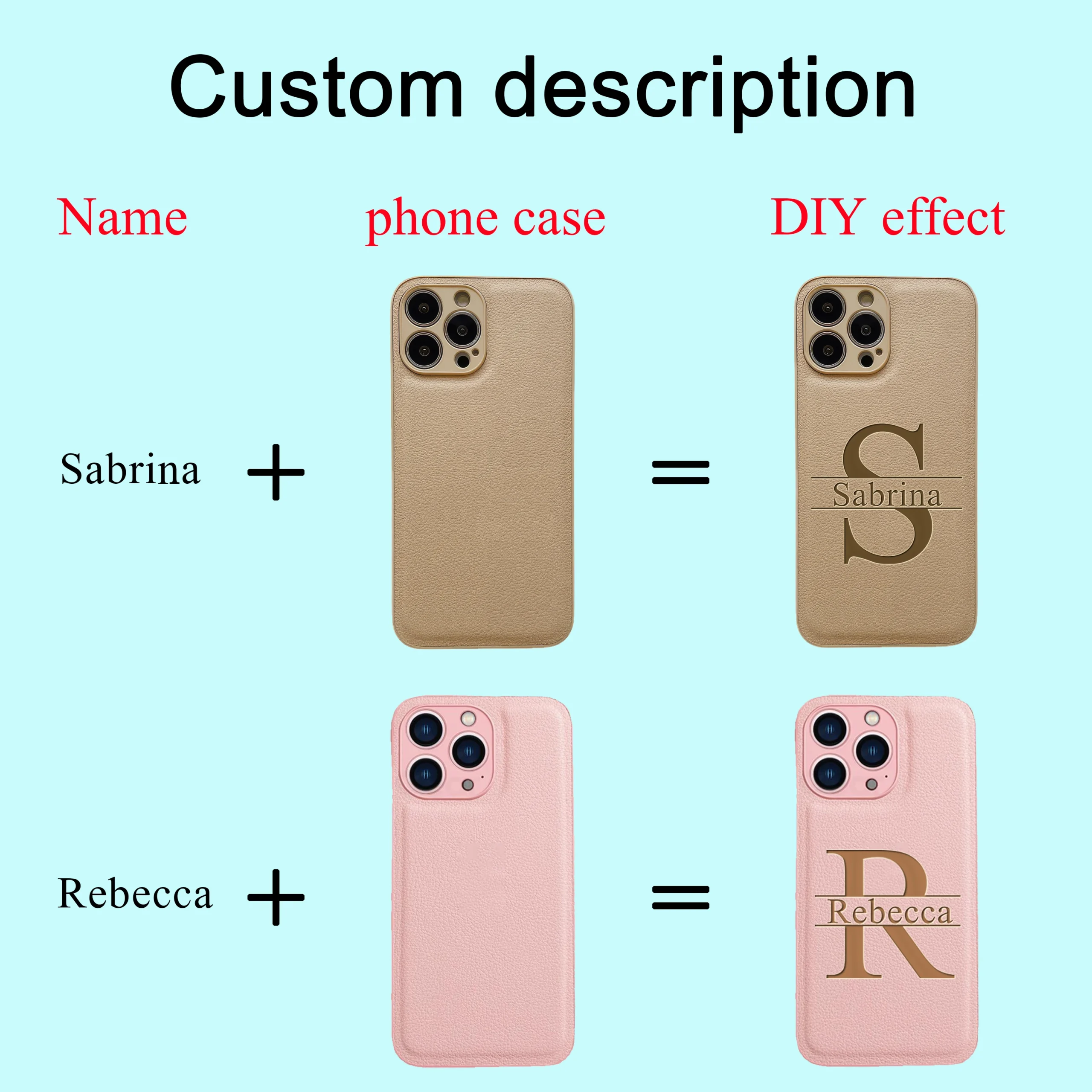 S34c5d742a80e44f4bb470676126f06ebL-1.webp Personalized Customized Initials Name Case For iPhone 17 16 15 14 13 12 11 Pro Max Plus Big Letter Laser Engraving Leather Cover