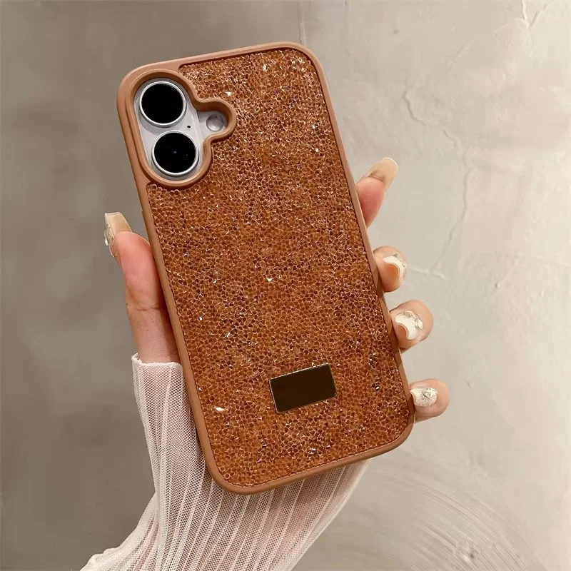 Luxury Rhinestone Diamond Phone Case For iPhone 11 12 13 14 15 16 17 Pro Max 16 Plus The Shiny Diamond Shockproof Protecti Cover