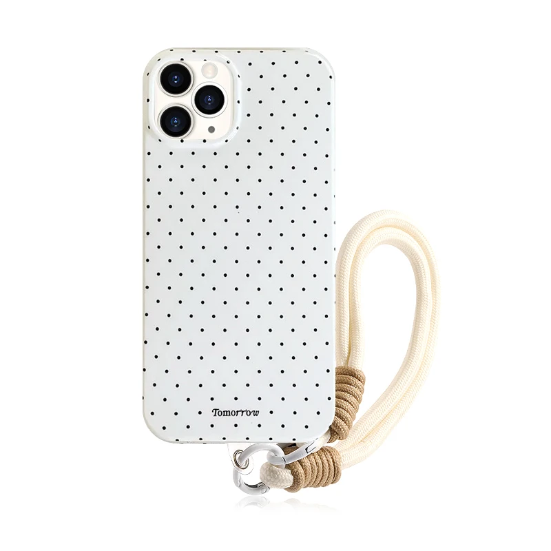 S35b17988985b483e8a54e9f0dc7eeae9O-1.webp INS Polka Dot Small Fresh Mobile Phone Case for iPhone 17 16 15 14 13 12 Pro Max 11 Ultra Slim Shockproof Cover for iPhone 17Pro
