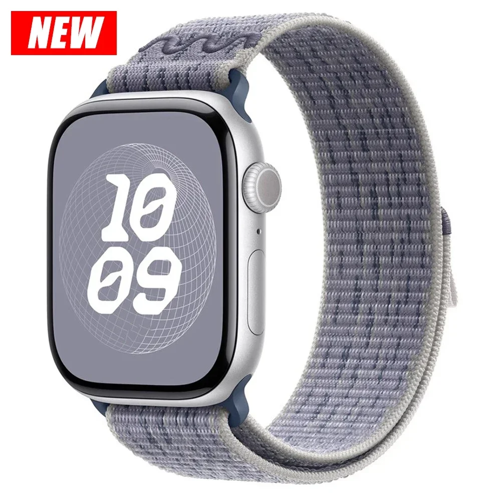 Nylon Sport Strap for Apple Watch Band 49mm for Loop Bracelet iWatch S10 9 8 7 6 5 4 3 se2 Ultra 2 46mm 45mm 44mm 41mm 42mm