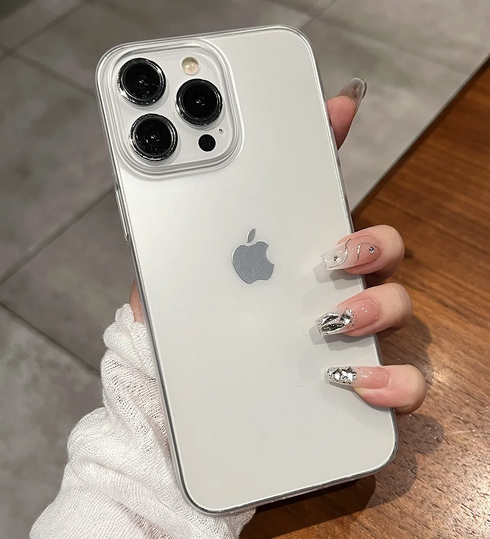 S3d035a6ce6f04f969bddbcbd1d393463O.webp Ultra Thin Matte Translucent Phone Case For Apple iPhone 17 16 15 14 Plus 13 12 Pro Max Hard Plastic PC Clear Silky Skin Cover