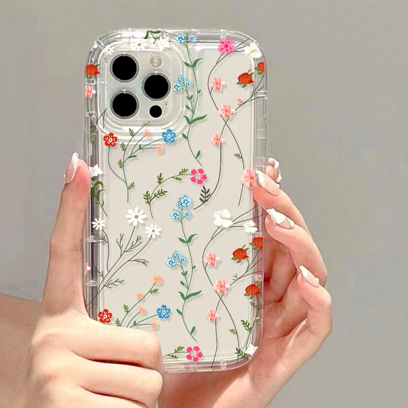 S3d8595b2c9084997979774269b1de32bD.webp Flower Phone Case For iPhone 14 Pro Max Case iPhone 17 13 11 12 16 15 Pro Max XR X Xs Max 7 8 Plus SE 2020 Airbag Clear Cover