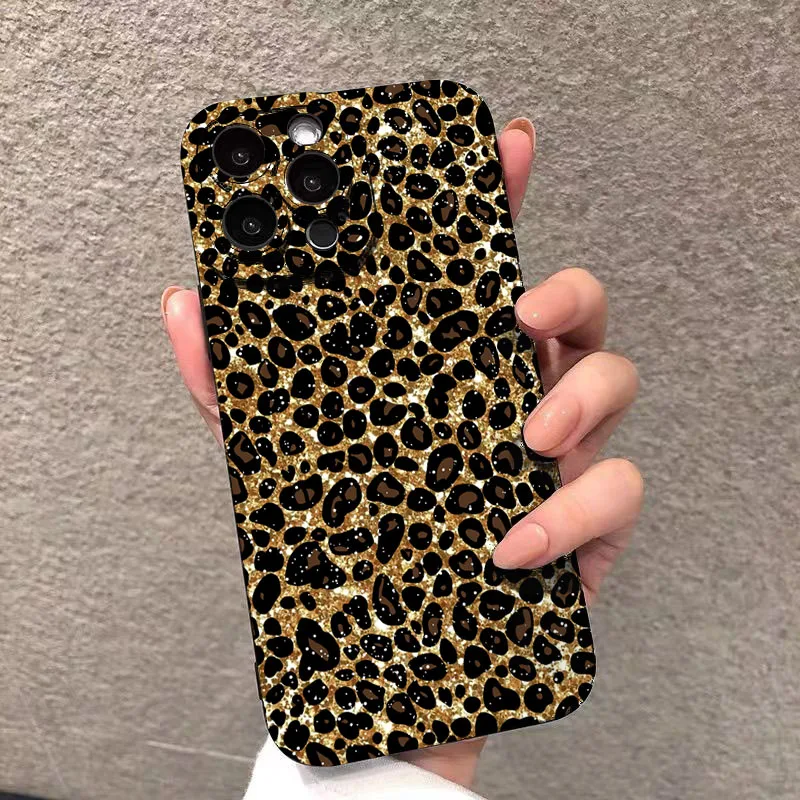 S3e44d9f168e34fa79f2ae98fb6e266480-6.webp For iPhone 17 16 15 14 13 12 11 Pro Max Case Leopard Print Silicone Cover For iPhone XS Max XR X 7 8 Plus 16e 17 Air Soft Funda