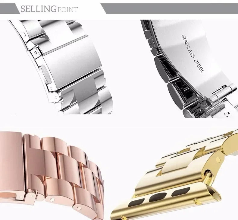 S3ed1fe0095d4410da9cb7d200f1a668b0-1.webp Stainless Steel Strap+Ultra Case for Apple Watch Band 44mm 45mm 41mm 40mm 42mm Case Metal Strap for iWatch Series 9 8 7 6 SE 5 4