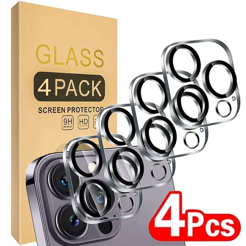 S3f3a220142ca4b4aad8c2d02afd364cdF.webp 4/1PCS HD Back Camera Tempered Glass For iPhone 13Mini 13 14 15 16 17 Pro Max Rear Len Screen Protectors Anti-scratch Glass Film