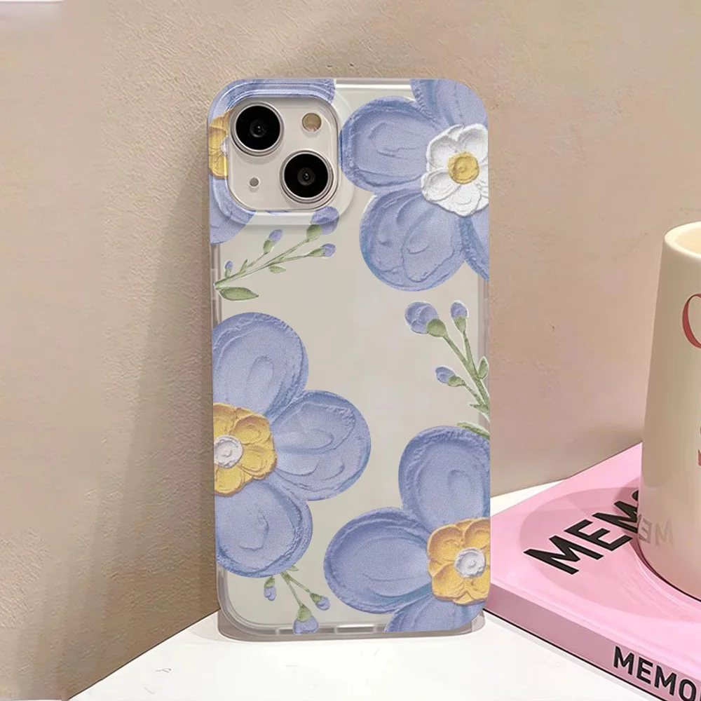 S3fc4afebb95942dcaa3c3c4a9807a5d8w.webp Flower Clear Phone Case For iPhone 16 Pro Case iPhone 13 15 17 11 12 14 Pro Max Plus 12 13 Mini Shockproof Silicone Soft Cover