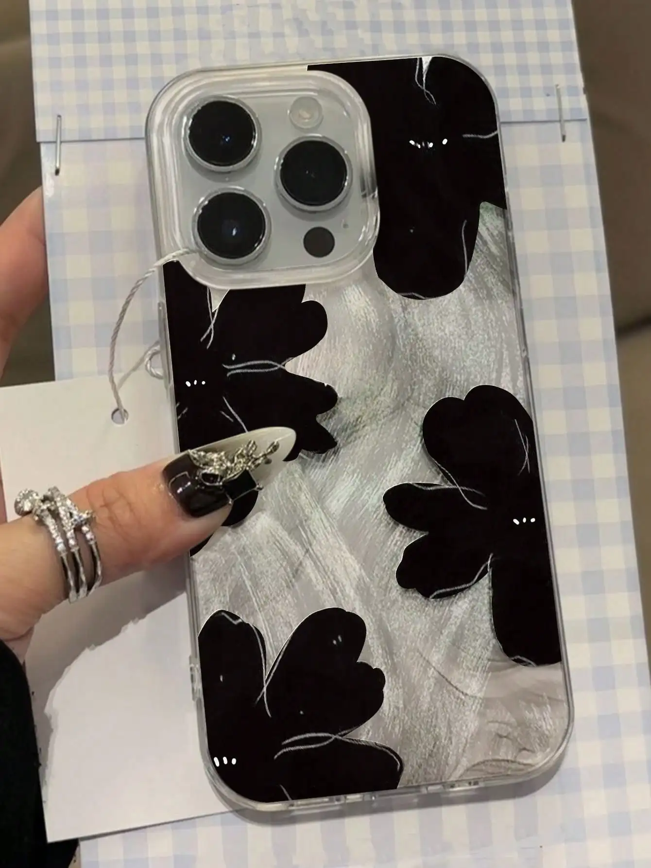 S404913fb591441cba73af0bdb1512592y.webp For iPhone 17 16 Pro Max 16E Case Rose Floral Painted Case For iPhone 15 14 13 12 11 Pro Max 17 Air 7 8 SE2 Anti-fall Soft Cover