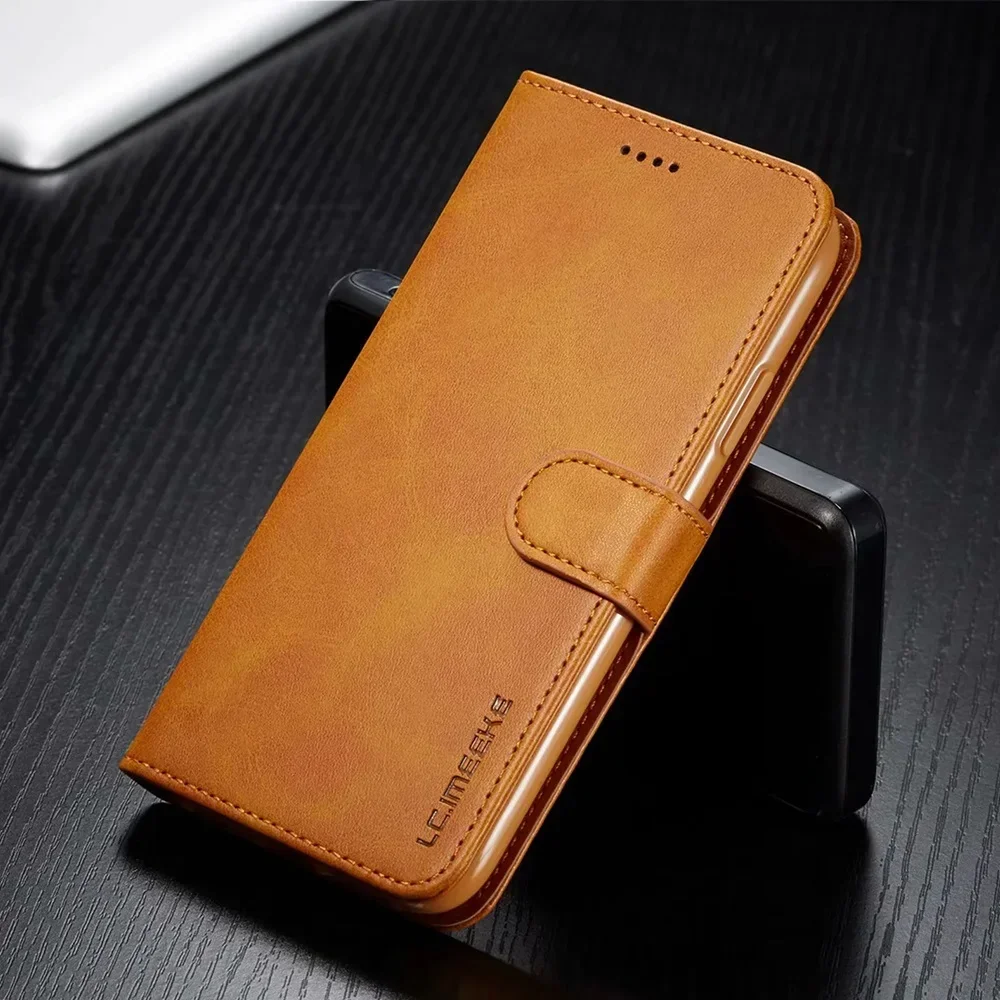 S40f5595dcf134452b71aab14aa2fa269E.webp Leather Wallet Case for iPhone Air 17 16 15 14 13 12 Pro Max Mini 11 XS XR SE 2020 Plus 5S 16e Luxury Flip Cover Coque Card Slot