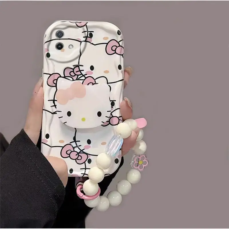 S426eaf17573f4a60b9f00557d2934520j-4.webp Y2K Pink Case for IPhone 17 Air 17 Pro 16 15 14 13 12 Pro Max Plus Mini 16e 3D Wave Kitty Bracket Griptok Silicone Cover