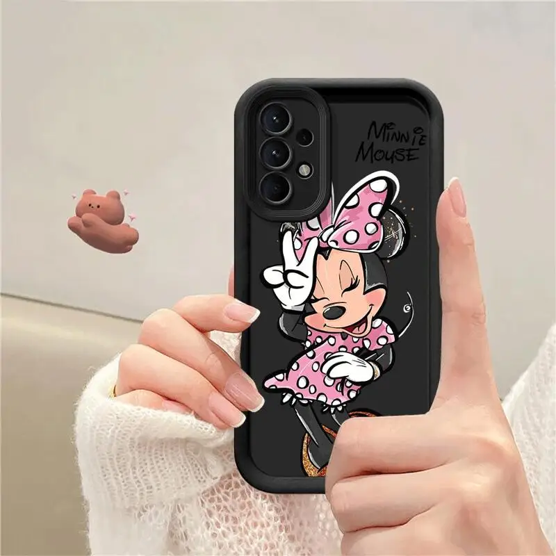 Mick Minni Cartoon Mouse Phone Case For Samsung Galaxy A14 A15 5G S21 S22 S23 S245G FE Plus Ultra A25 A35 A52 A53 A54 A55 5G