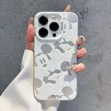 Cartoon Mick Phone Case For Samsung Galaxy S25 S24 S23 S22 S21 Plus FEUltra A36 A26 A55 A35 A25 A34 A54 A53 A52 Y2K Back Cover