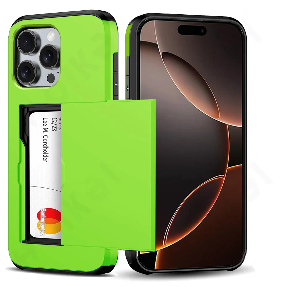 S4597e32b4fc943b68f836955387c7802U-6.webp Case For iPhone 17 16 15 14 13 12 11 Pro Max X XR XS 8 Plus Slim Dual Laye Heavy Duty Protective Hidden Card Slot Wallet Cover