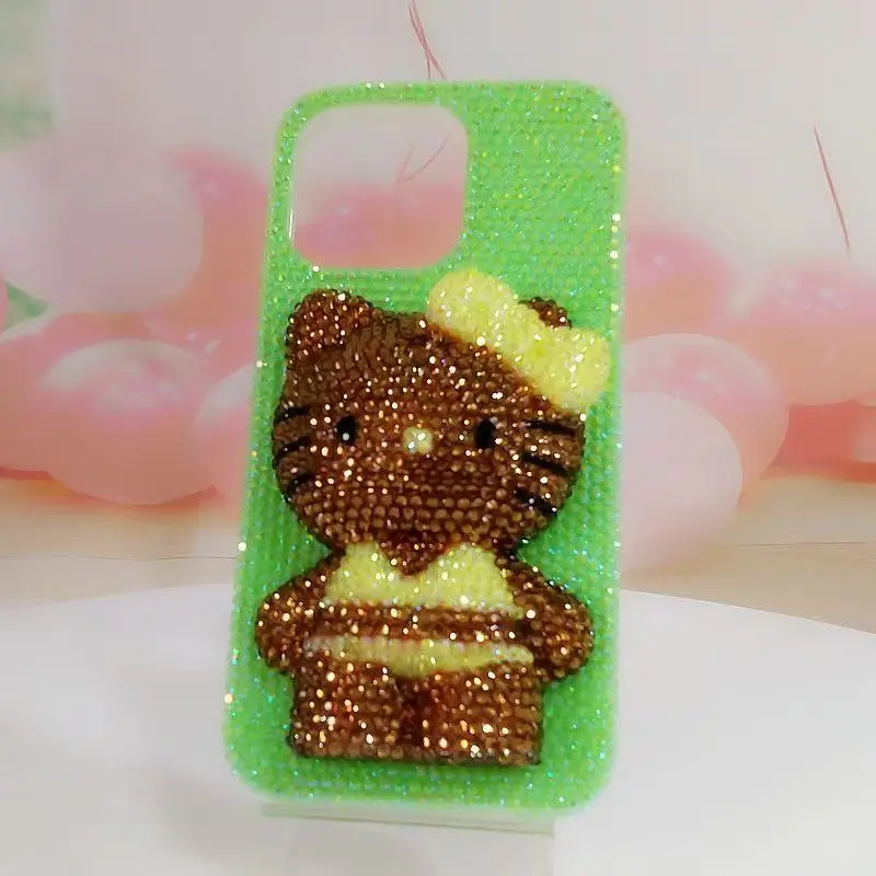S4654c8df943d4a88b82d3b82b4526ee60.webp Kawaii Kitty Cartoon Cat Rhinestone Bling Crystal Phone Case Chain for Iphone 16 12 13 14 15Pro Max X Xs Xr 7 8 Plus Se 2 3 10 Cartoon