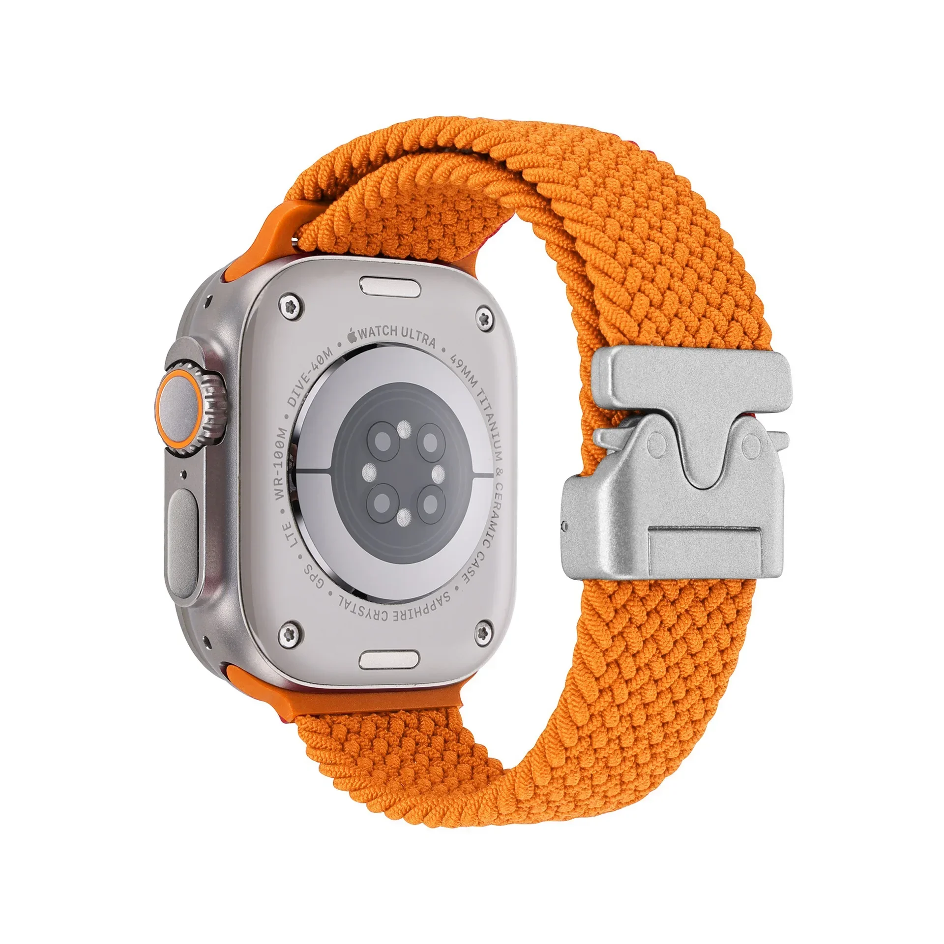 Braided Strap For Apple Watch Band 44mm 40mm 45mm 49mm 41mm 46mm 42mm Bracelet iWatch Series Ultra2 10 9 SE 8 7 65 Magnetic Band